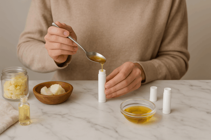 DIY Natural Lip Balm With Simple Ingredients