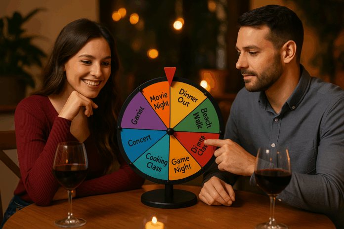 Wheel Spinner Romantic Date Ideas for Couples