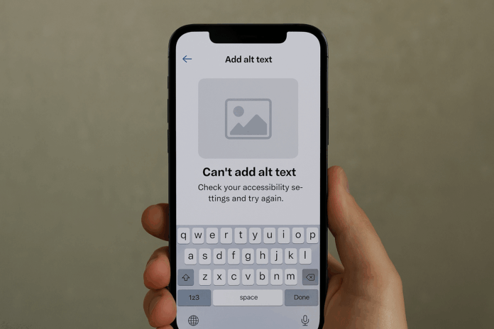Can’t Add ALT Text Accessibility Settings and Shortcuts
