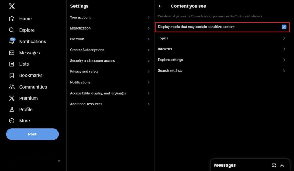 TwitterX Restricted CountryContent Warnings Region Settings and Legal Compliance (2)