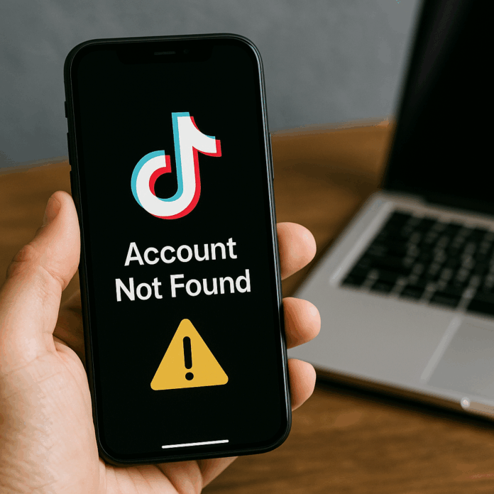 TikTok “Account Not Found” Problem How to Fix It