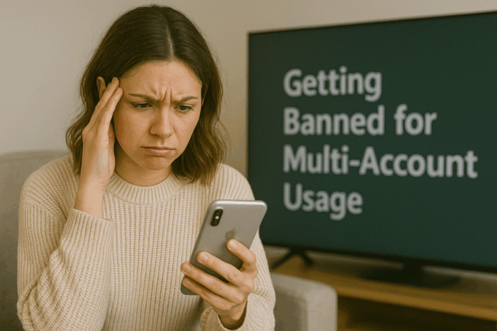 Getting Banned for Multi Account Usage