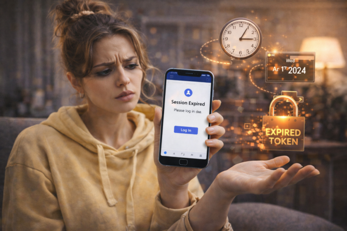 Facebook logs you out immediately after login Token error caused by device timedate drift